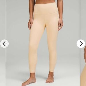 Lululemon Align HR Double Lined Pant 25"  Prosecco Sz 2
